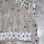 Anthropologie 3D floral fringe tank Photo 10