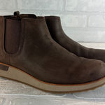 Merrell  Womens Roam Chelsa Boots 7 Brown Leather Wedge Hiking Gorpcore Outdoor‎ Photo 0
