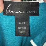 Lane Bryant teal knit tank top Photo 1