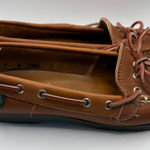 White Mountain Boat Shoes Leather Loafer Moccasins Tan Size 7B Women's Photo 0