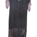 Ecote  Urban Outfitters Purple Black Boho Sheer Maxi Dress M Photo 0