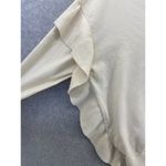 ZARA  Knit Women's Pullover Sweater Off White Size Small Long Sleeve Photo 4