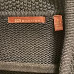 Anthropologie 525 America Short Sleeve Button Down Knit Cardigan Black Photo 1