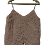 New Look  Dusty Pink Eyelet Cami Size 10‎ Photo 0