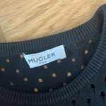 NWOT Mugler black laser cut cutout bodycon dress Size XS Photo 6