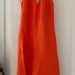 Ralph Lauren Vintage Ralph  Orange Halter Dress Photo 0