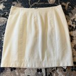 Free People faux white leather mini skirt Photo 0
