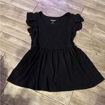 Torrid Black Sleeveless Peplum ribbed top size 2Xl very black no pills Photo 0