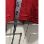 Old Navy  Red Fleece 1/4 Zip Up Hood Pullover Size XL Long Sleeve Logo Warm Photo 3