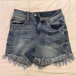 Judy Blue Panama High Rise Trucker Shorts Photo 1