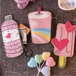 Kawaii Ice Cream Cone Coin Purse – Pink Sprinkles NWT Photo 4