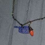 Oklahoma Home Necklace Blue Photo 0