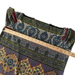 Napa Valley Ethnic Print Top Women Size M Tribal Colorful Stretch Blouse‎ Artsy Blue Size M Photo 8