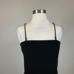 AQUA Black Backless Wide Leg Jumpsuit Size 8 by Sleeveless with Pockets Photo 4