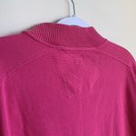Cutter and Buck  Women’s Quarter Zip Mock Neck Pullover Sweater (Sz XL) Pink Photo 4