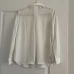 Mango  White Button Down Photo 3