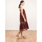 Ulla Johnson  Eugenia Dress Henna Burnt Orange Pink Cream EUC $325 Tie Straps 2 Photo 1