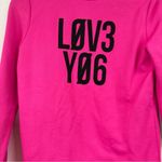 Red Valentino  Hot Pink Love You Sweater Womens XS Pullover Casual Luxury Barbie Photo 1