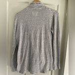 Anthropologie Saturday Sunday Brushed Fleece Stripe Open Front Wrap Pullover Photo 3
