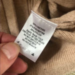 Lavender Sketch Cropped Wide Rib Cardigan M Tan Size M Photo 9