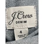 J.Crew Blue Square Neck Sleeveless Slit Zipper Mini Tank A Photo 3