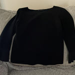 Ann Taylor Black  sweater with floaty sleeves and floaty bottom. In brand new condition. Photo 1