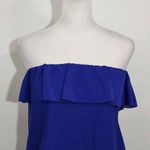 Eco Swim Blue Strapless Swim Cover Photo 1