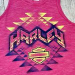 Harley Davidson Pink Western Aztec Tank Top Photo 8