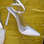 Jennifer Lopez Size 9.5 White Heels Photo 3
