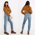 Madewell Jeans The High-Rise Slim Boyjean in Neal Wash: TENCEL Denim Edition 27 Photo 2