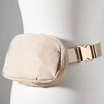Anthropologie NWT Tan Nylon Crossbody Adjustable Sling Belt Bag Photo 0