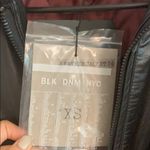 NWT BLK DNM Sherpa Aviator Leather Bomber jacket Size XS Photo 3
