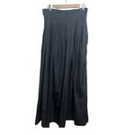Madison Mathews Black Silk Maxi Skirt Sz. M Black Size M Photo 1