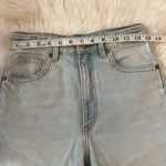 ZARA  Light Wash High Waist Denim Cut Off Jean Shorts Size 2 Photo 4