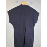Everlane  The Easy Workwear Jumpsuit Short Sleeve Navy Size Small Utility Gorp Photo 7
