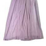 Birdy Grey Strapless Chiffon Dress Gown Full Skirt Purple Size Small Women's Photo 8