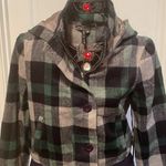 ✅✅✅BOGOHO ✅✅✅Love Stitch Plaid Hooded Jacket Photo 1
