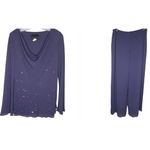 Alex Evenings Vintage Alex‎ Evenings Beaded Pants Suit Photo 1