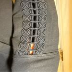 Lilly Pulitzer  | Skipper Popover Pullover 1/2 Zip Sweater Black Gold Crochet XS Photo 3