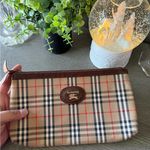 Burberry Checkered Zip Pouch Clutch Photo 4