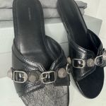 Balenciaga  Le Cagole Women’s Slide Sandal Black Colo Size 38 New. Photo 2