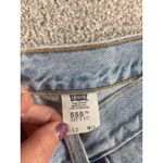  Womens Denim Jean Shorts size 12 levi's 550 guys fit shorts vintage y2k‎ Photo 2