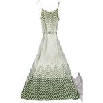 Robbie Bee Maxi Dress Size 10 Belted Sundress Sleeveless Lined Summer Spaghetti Photo 12