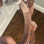 Disney Minnie Mouse Sequined Ear Headband for Adults – Rose Gold Photo 5