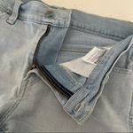 Levi's  Denim Jean Shorts Pink Side Seam Light Wash Size 28 Photo 2