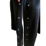 Marimekko “Mollis” Mohair Wool Blend Sack Coat Black L 12/14 Size L Photo 6