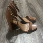 Rouge Helium  Nude Ankle Strap Heels Photo 1