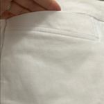 Tribal Pull On Crispy White Skinny Cut Pants w/ Crochet Ankles Photo 2