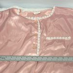 Talbots intimates vintage silk sleep dress nightgown pink size M-L front pocket Photo 7