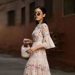 olga berg Bianca Ball Mesh Handle Bag in Gold One Size Womens Clutch evening Photo 11